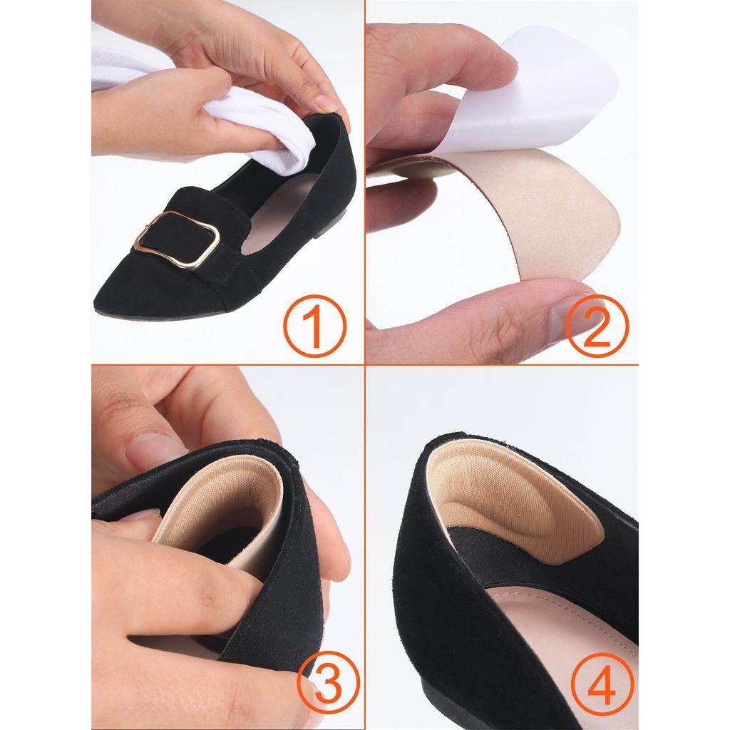 Heel Stickers Heel Grips Liner Heel Cushion Pads Inserts For Loose Shoes Women