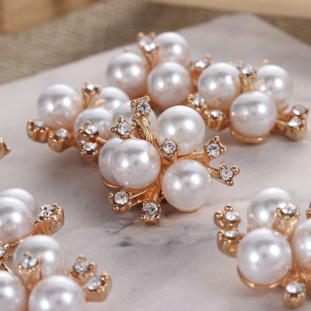 Tool DIY Scrapbooking Bow Accessories Garment Decorative Flower Rhinestone Pearls Sewing Button