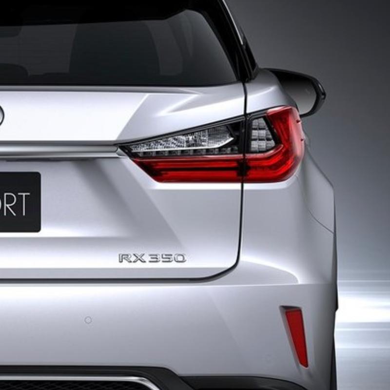 Metal Emblem Car Sticker Badge Decal Body Trunk Decor for Lexus Hybrid GS300 GS430 GS460 GX400 NX300 RX300 Chrome Silver