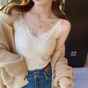 Lace Tank Top Women Cropped Cute Camis Sexy White Tank Tops Female Korean Sleeveless Black Vest Summer Coquette Y2k Clothes