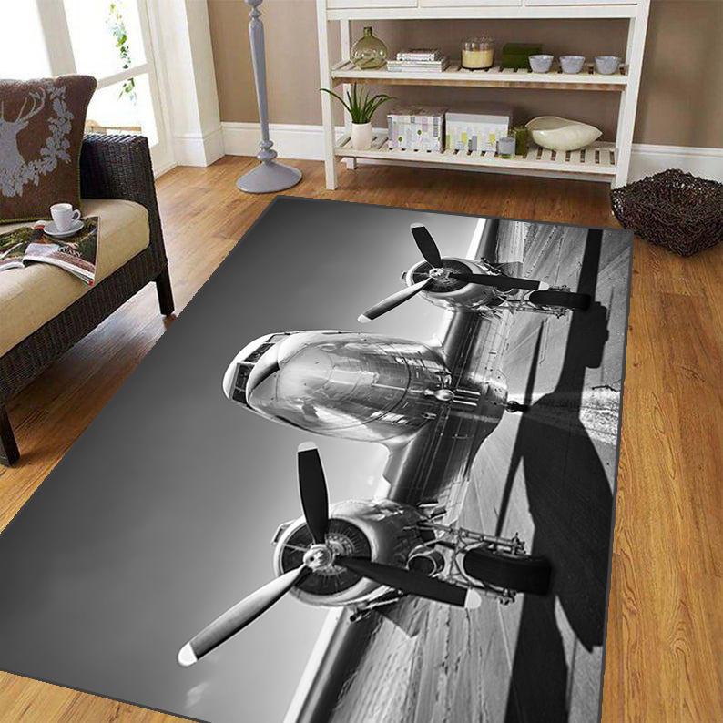 Industry Carpet for Living Room,Soft Flannel Rug for Bedroom ,Anti-Slip BATHROOM Mat, Baby Play Mat,large Aircraft Rug