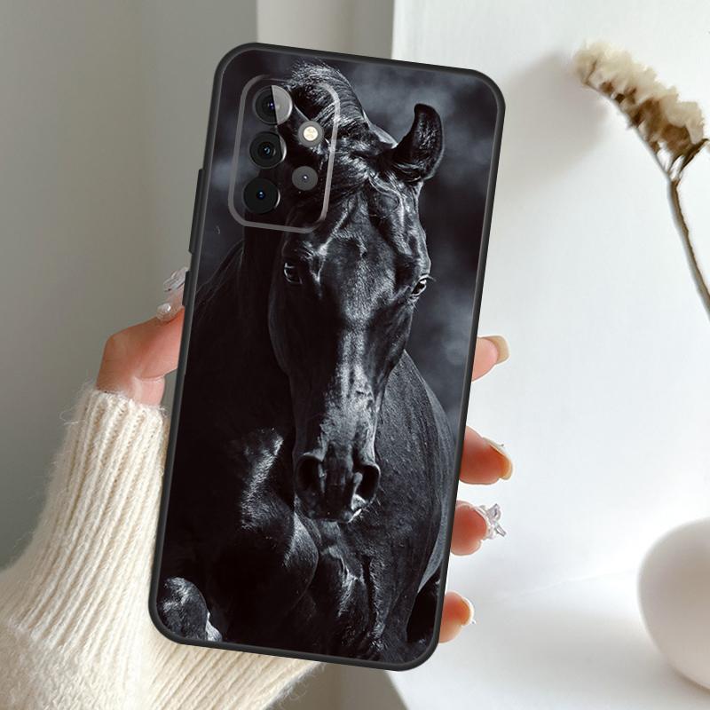 Чехол Animal Steed Horse для Samsung Galaxy A34 A54 A14 A15 A35 A55 A16 A26 A36 A56 A52 A12 A32 A13 A33 A53 A17