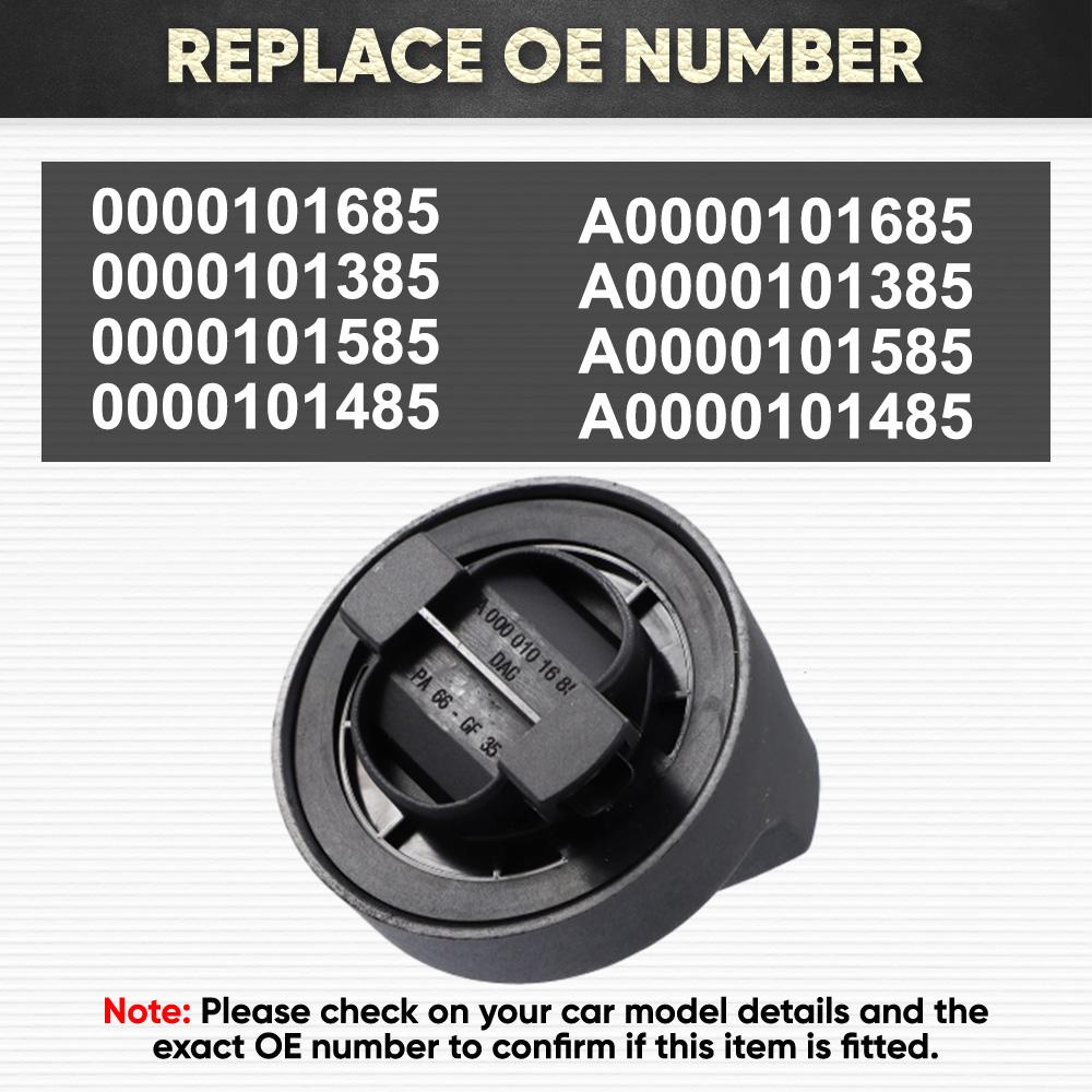 A0000101385 Крышка маслозаливной горловины двигателя для Mercedes Benz W164 R171 W203 W204 W207 W209 W211 W212 W220 Крышки топливного бака3