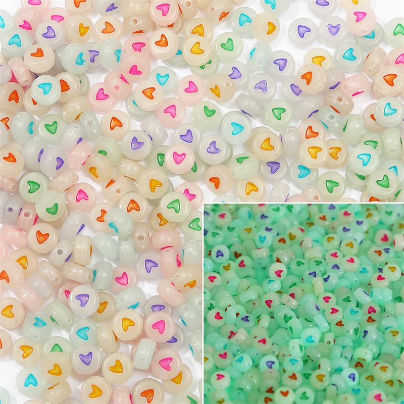 Бусины ручной работы 4*7мм Акриловые россыпные бусины Бусины с алфавитом Плоские бусины Ручная работа DIY Детское раннее образование Изготовление бижутерии Аксессуары Браслет