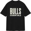 Essentials X NBA Bulls Tee Black Men Tops 125AL244404F