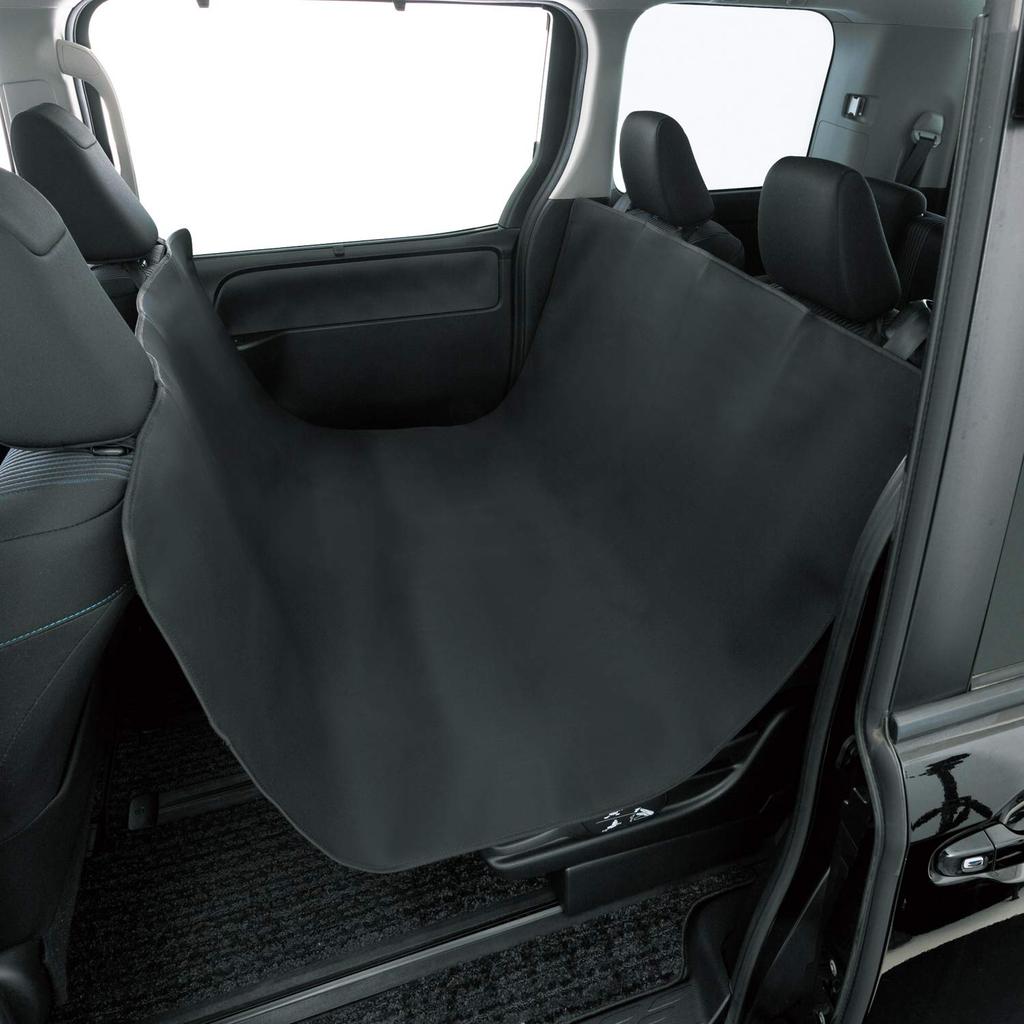 Bonform 7283-16BK Luggage Mat, Waterproof Deo, Light/Normal Car, Cargo Area Cover, 49.2 X 63.0 Inches (125 X 160 Cm), Black