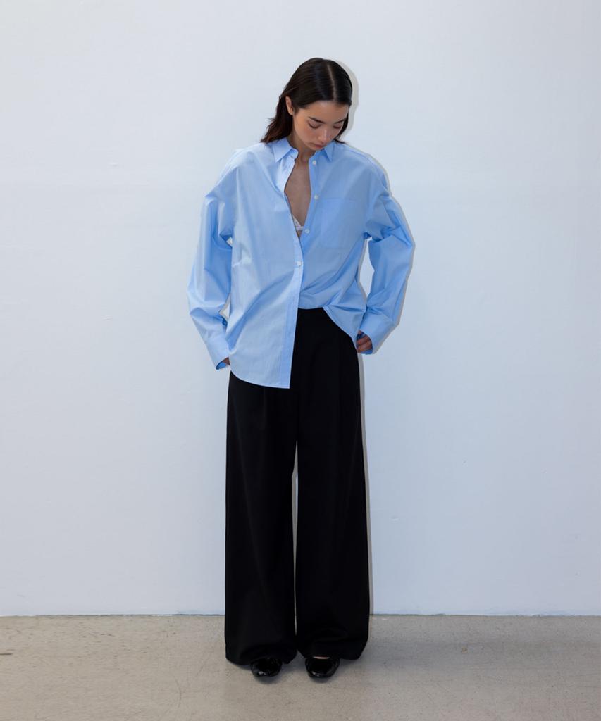 SUSUMU Woo Wool-Blend Pants - Black