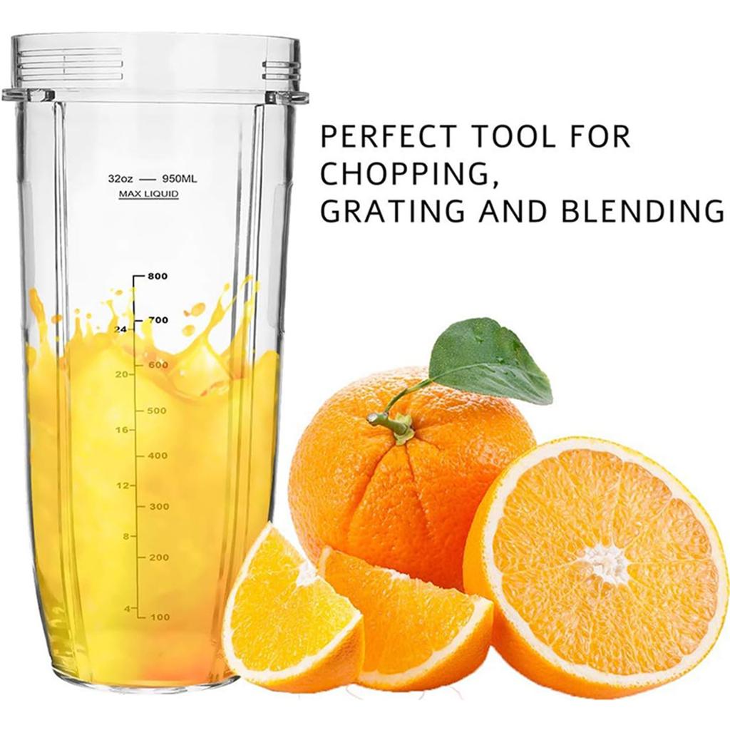 2 шт. 950 мл 32 унции Чашки с мерной шкалой Чашка для блендера BL450 BL451 BL484 BL486CO BL480 BL481 BL482 BL483 BL484-30