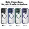 Противоударный чехол-броня для телефона Magsafe для Motorola Edge 60 50 Fusion, гибридная прозрачная накладка военного класса для Moto Edge 60 50 Pro
