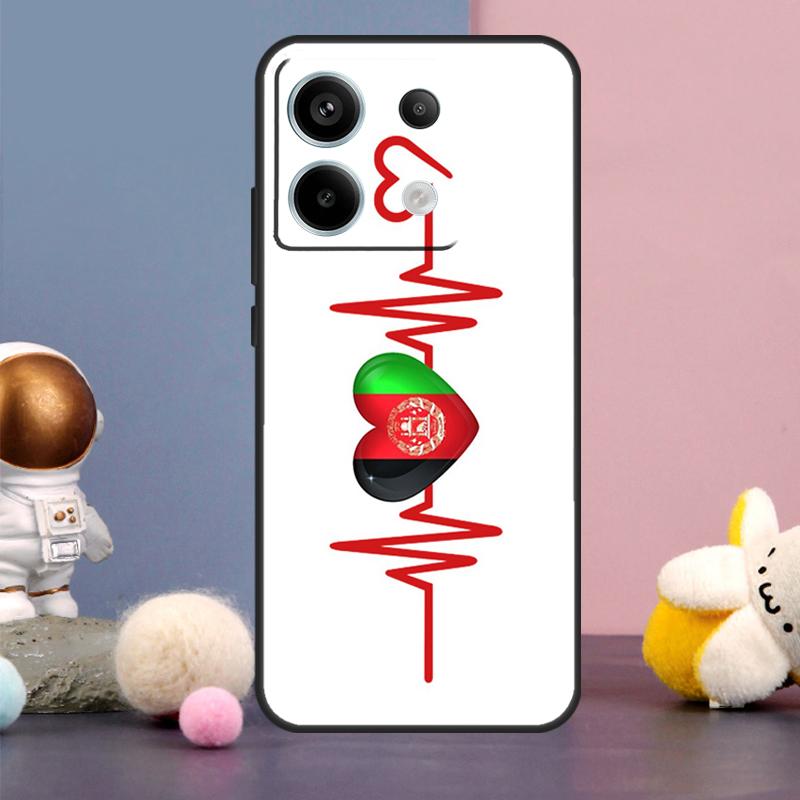 Чехол-баннер с флагом Афганистана Афганистан для Xiaomi Redmi Note 14 9 10 11 12 13 15 Pro Plus Redmi 15 15C 10C 12C 13C 14C