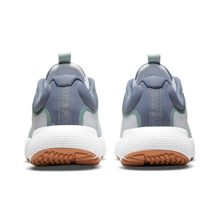 Nike React Escape RN White Glacier Grey Women Sneakers Barely-Green Dark-Smoke-Grey CV3817-104