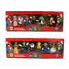 Six Piece Super Mario Bros Action Figure Toys Set Featuring Luigi Yoshi And Mushroom Collectibles For Kids