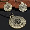 Китайский даосизм древняя монета кулон ожерелье изгоняющая женщин монета усиление демона деньги и Лу D0C3
