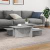 VidaXL Coffee Tables 2 Pcs Concrete Grey Engineered Wood 3216153