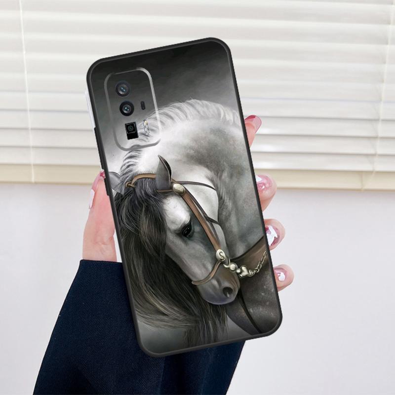 Живопись Величественная Лошадь Чехол Для Xiaomi 13 14 15 Ultra 11T 12T 13T 14T Pro POCO X7 Pro X3 X5 X6 M6 F5 F6 Pro Чехол