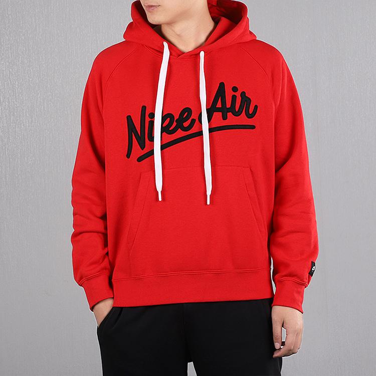 Nike Sweatshirts Men's Red Hooded Moderate Regular BV5182-657