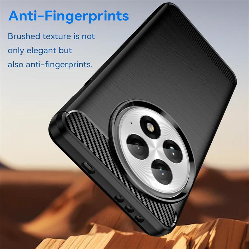 For Cover OnePlus 13 Case For Oneplus 13 Capas Shockproof Phone Bumper Back Carbon Fiber Soft TPU Fundas OnePlus 13 Oneplus13