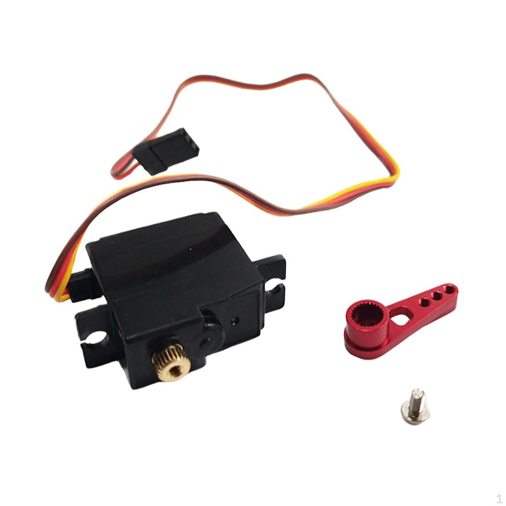 17G Servo Replacement Spare Part with Arm for MN99S 1:12 Scale RC Car 4x4 Remote Control Truck