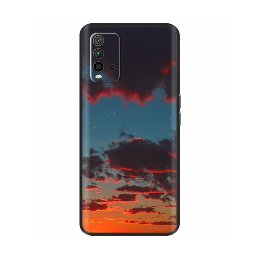 Чехол для Redmi 9T Цветы Мягкий Чехол для Телефона Задняя Крышка Для Xiaomi Redmi 9T 9 T Redmi9T Чехлы Тонкий Силиконовый Коке Защита от Падения Фундас