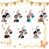 7 шт. Брелоки BTS, Подвески с персонажами из реальной жизни и мультфильмов, Украшения для одежды и Сувениры-поддержка с мерчем знаменитостей