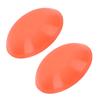 2Pcs Golf Force Pads Orange Rubber Reusable Skill Improvement Enhanced Control Golf Putting Trainer