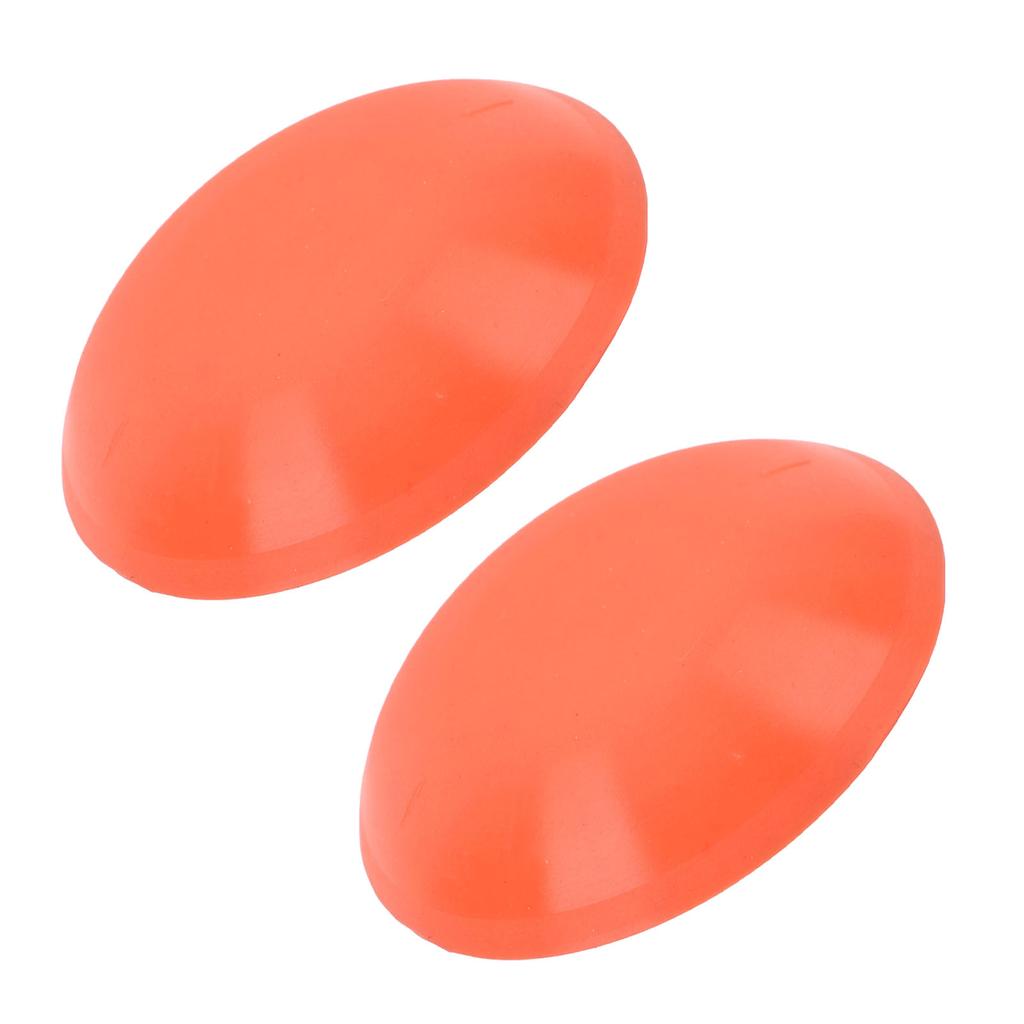 2Pcs Golf Force Pads Orange Rubber Reusable Skill Improvement Enhanced Control Golf Putting Trainer