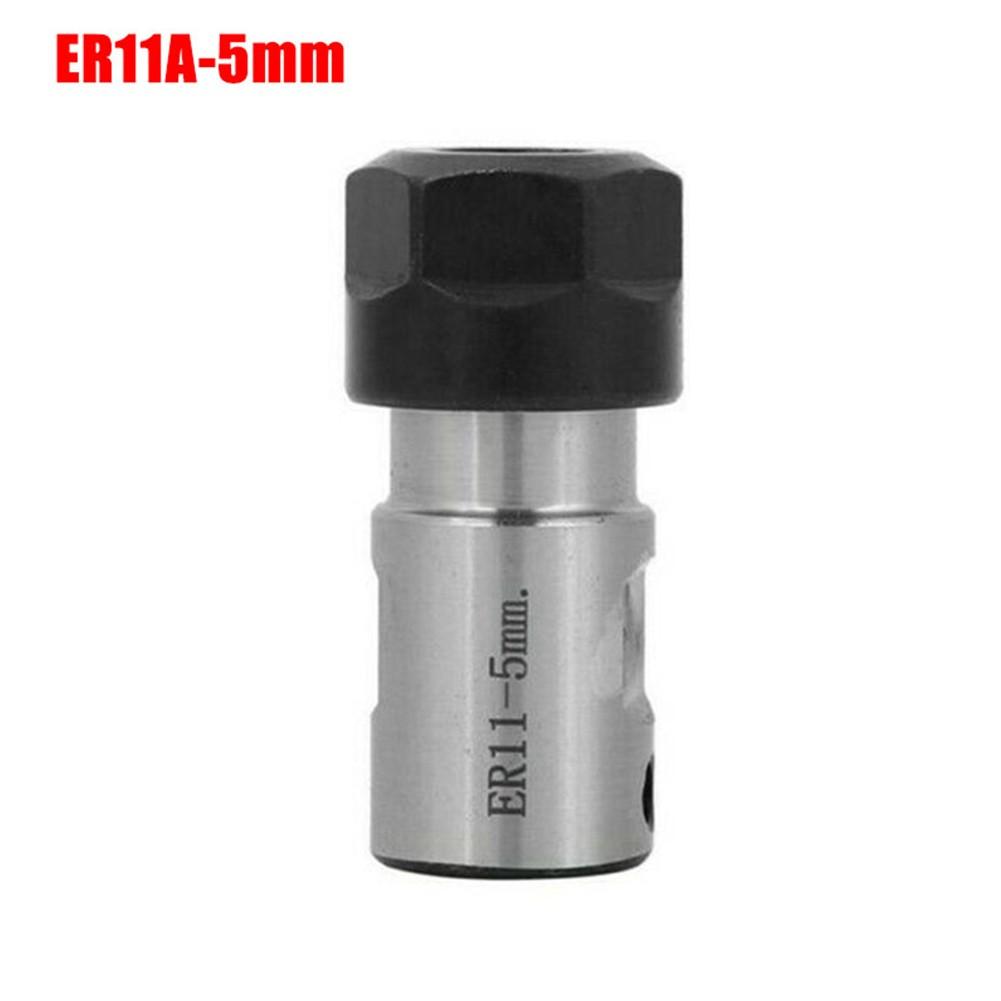Shaft Collet ER20A-8mm Silver And Black Steel 1 Pcs