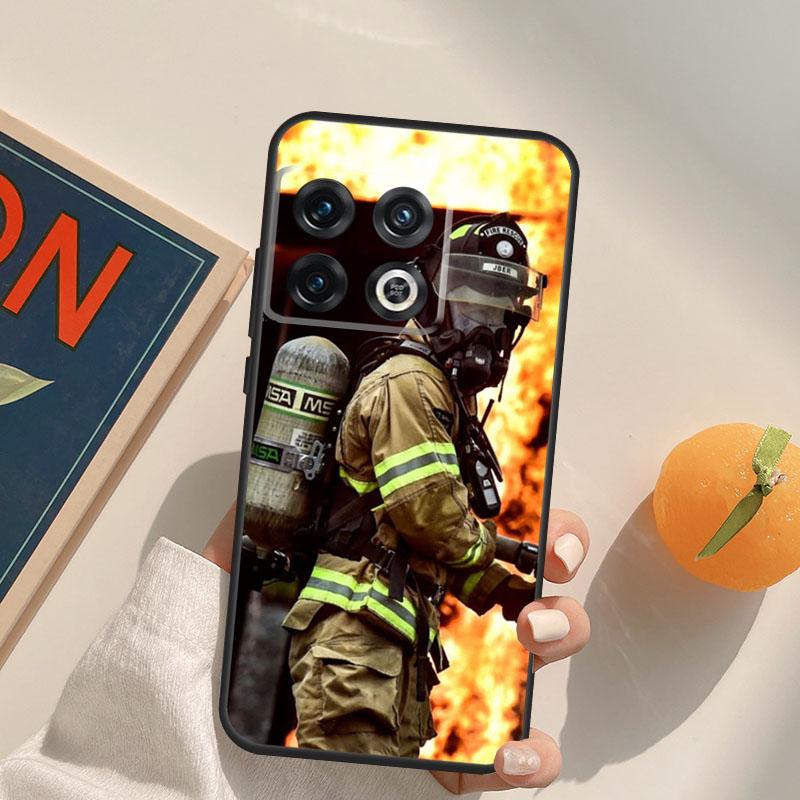Firefighter Heroes Fireman Cool Case For OnePlus 13R 12R 10R 13T 10T 11 12 13 15 OnePlus Nord 5 CE 2 3 4 Lite N20 N30 Cover
