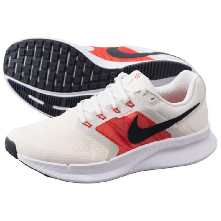 Nike Run Swift 3 Abrasion Resistant Breathable Low Top Casual City Commute Running Shoes Men's Beige Red Sneakers DR2695-107