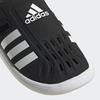 Adidas LWS08 Junior Summer Water Sandals for Boys and Sizes Size Closed-Toe Girls, 17-22cm, Black/White, 22.0cm
