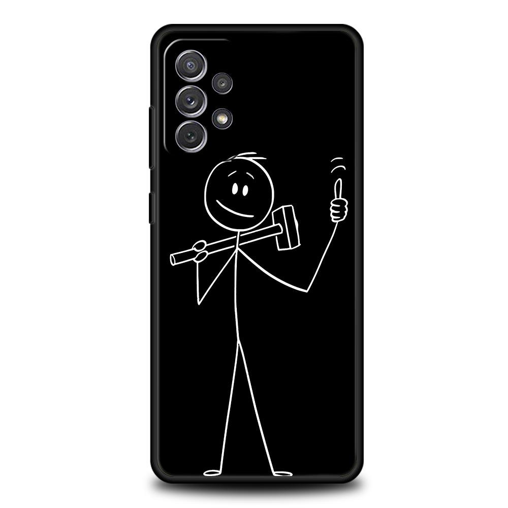 Милый мультяшный чехол для телефона Matchman для Samsung Galaxy A13 A51 A71 A41 A31 A21S A11 A03S A12 A32 A52 A22 A23 A33 A53 A73 5G