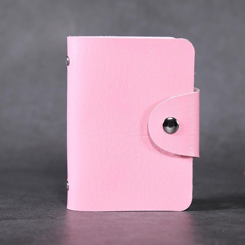 Многоцветный карманный кошелек для визиток, ID и кредитных карт из искусственной кожи премиального качества