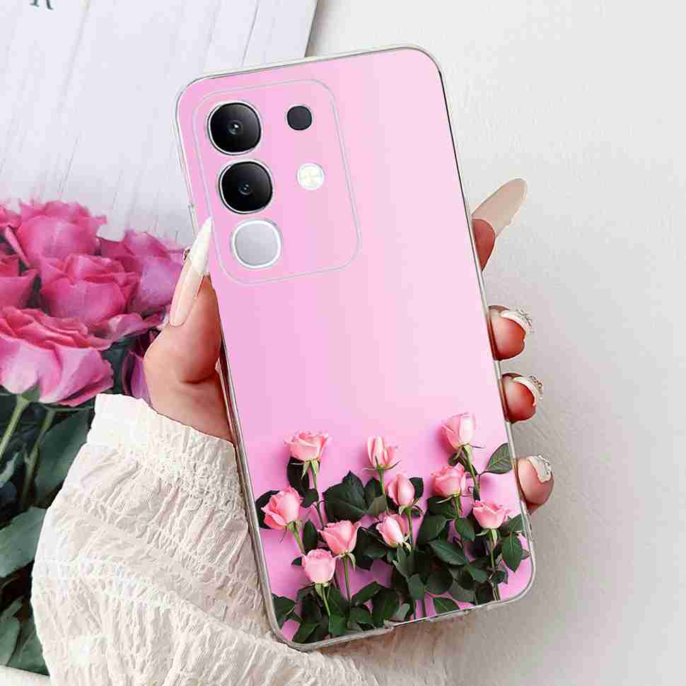 For Vivo Y29 4G Case Cute Couple Cat Butterfly Cover Soft Silicone Phone Cases For Vivo Y 29 Y29 4G Fundas Coque 6.68"