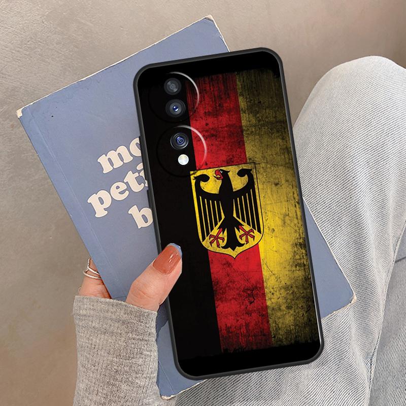 Чехол-эмблема с флагом Германии для Honor Magic 8 Pro 5 6 7 Lite Чехол для Honor 400 200 90 70 50 X8a X8b X9a X9b X9c