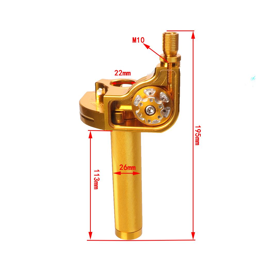 7/8'' 22 мм ЧПУ Алюминиевая Ручка Газа Мотоцикла Руль Ручка Газа Поворотная Для Питбайка Грязевого Байка Мотокросса Квадроцикла Внедорожника