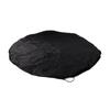 10 футов Чехол для бассейна Круглая форма Ткань Оксфорд Пыленепроницаемый Черный Зимний чехол для бассейна для гриля для барбекю