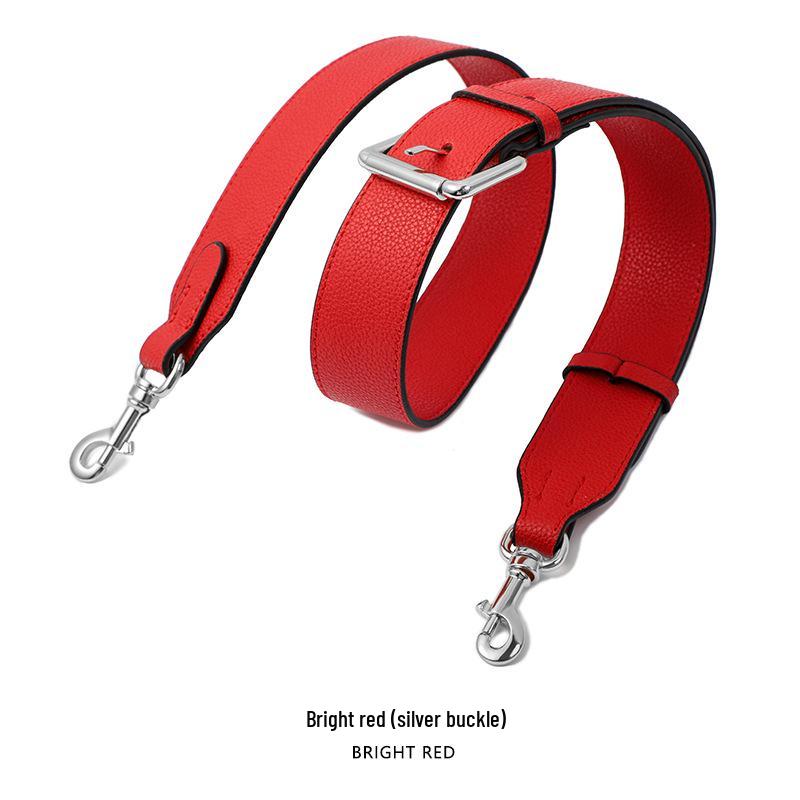 Универсальный широкий плечевой ремень из коровьей кожи с зернистой текстурой личи для сумки Dionysus (модель: MHS-A-9)