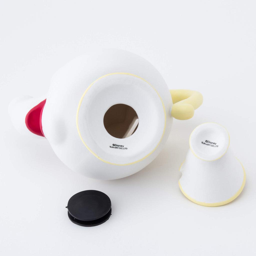 Sun Art Disney and the Potts Chip Piggy Bank SAN2743 Кремовый Диаметр 18 "Красавица Чудовище" Миссис. &