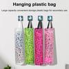 Garbage Bag Holder Storage Organizer Large Capacity Easy To Install Hanging Grocery Trash Garbage Bag Storage Dispenser