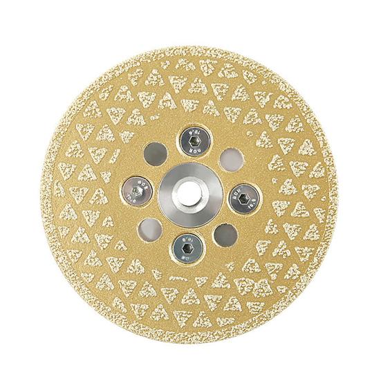 Алмазный шлифовальный диск Двусторонний диск для резки гипсофилы Высокопроизводительное гальваническое алмазное покрытие Шлифовальный диск для кладки