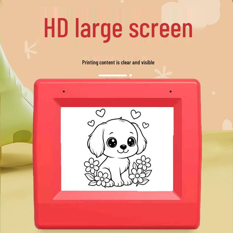 Smart Pocket Printer for Kids: Portable Thermal Printer with Screen & AI Voice Interaction