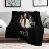 Bands Top Selling Cliff Richard Funny Men Fan Throw Blanket Cozy Warm Blanket for Bed Room Decor