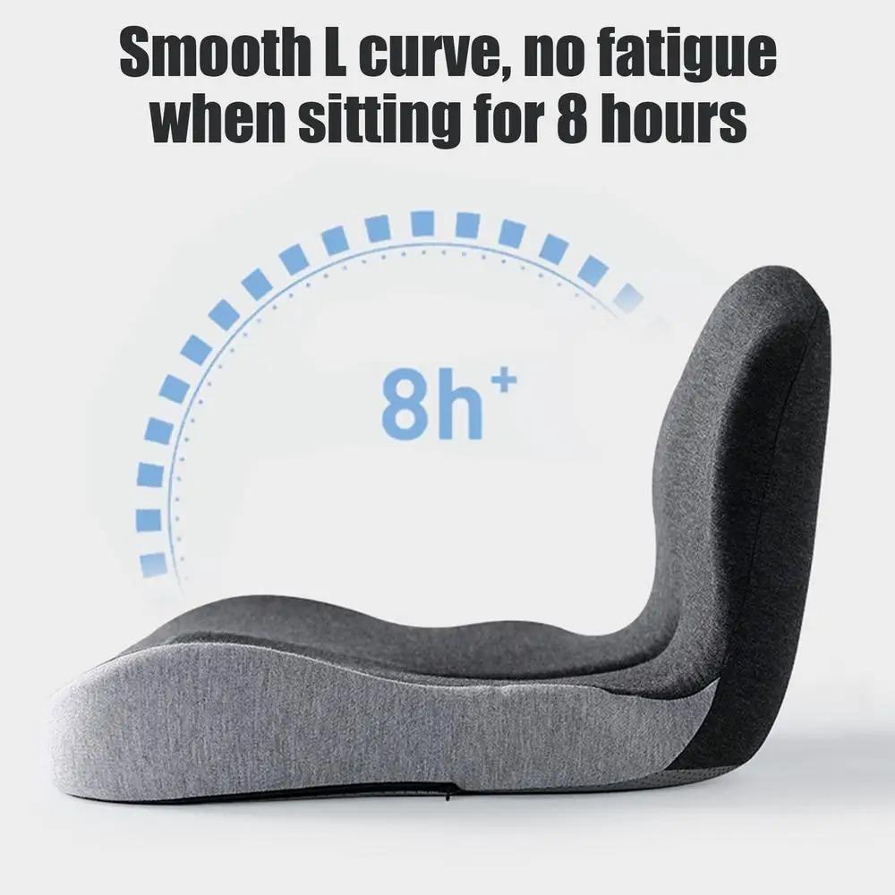 Breathable Memory Foam Backrest Cushion Non-Slip Driving Comfort Cushion Truck Driver