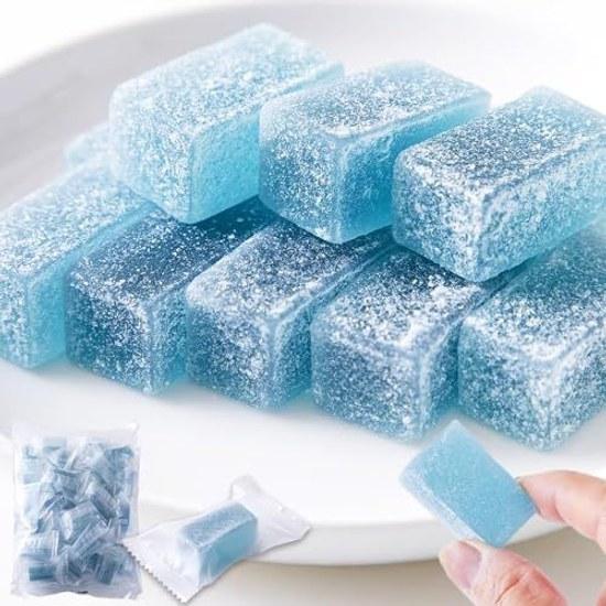 Natural Life Ramune Kanten Jelly (500g) Individually Wrapped Crunchy Chewy Texture Sweets Sweet Sour Summer Refreshing Bite-sized Drive Share Snack