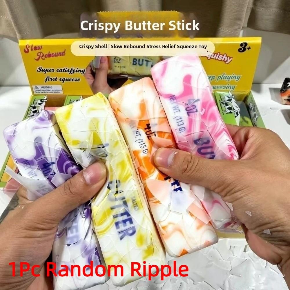 Sound Crispy Crunchy Butter Bar Anxiety Relief Sensory Stress Stick Office Desk Toy