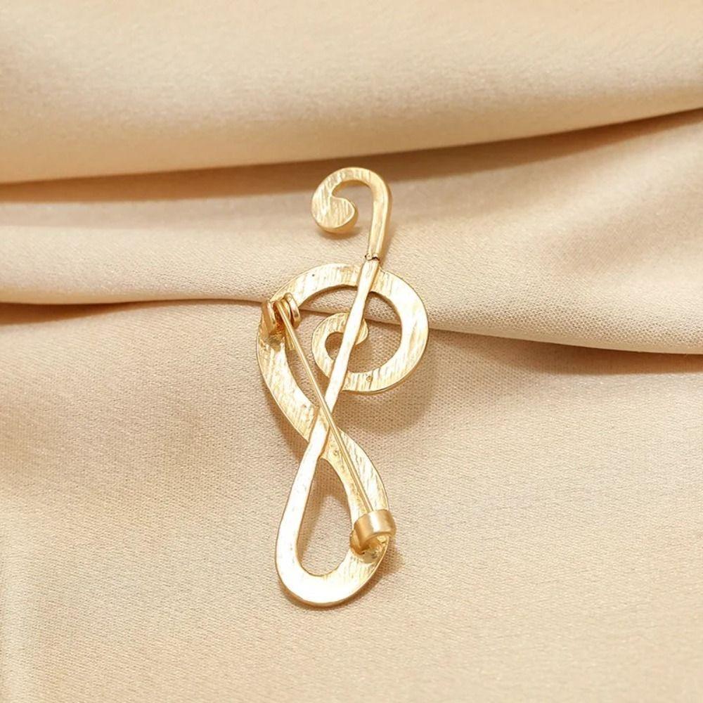 Музыкальный инструмент Восьмая нота Значок Цинковый сплав Арфа Креативные значки Скрипичный ключ Украшение для рюкзака