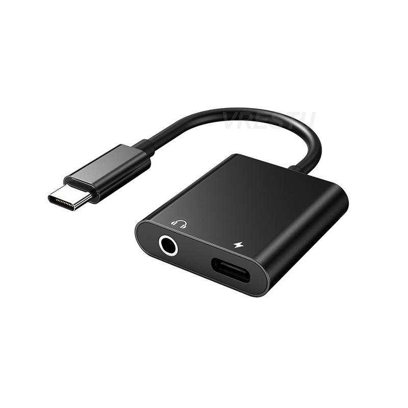 Переходник для наушников типа ЦАП 2 в 1 с USB C на двойной USB C для Samsung