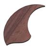 Anti-scratch Ukulele Pickguard Teardrop Shape Pick Guard Rosewood Shield Portable Ukulele Accessories for Ukulele Player