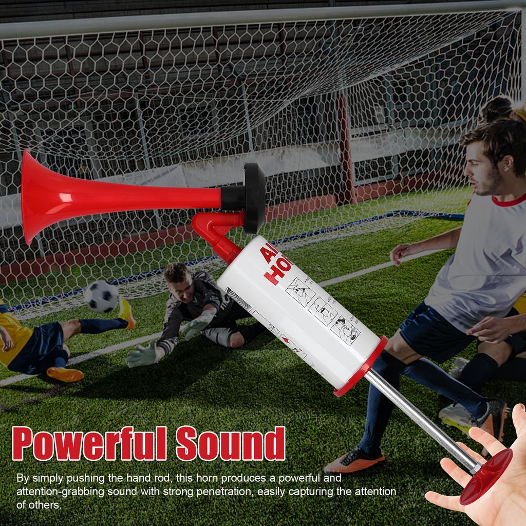 Ручной воздушный горн Портативный воздушный насос Горн Громкий генератор шума Сигнальный горн для спортивных мероприятий, вечеринок по случаю дня рождения