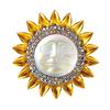 High end fashion alloy drip sunflower brooch, daisy bee brooch, brooch, suit accessories